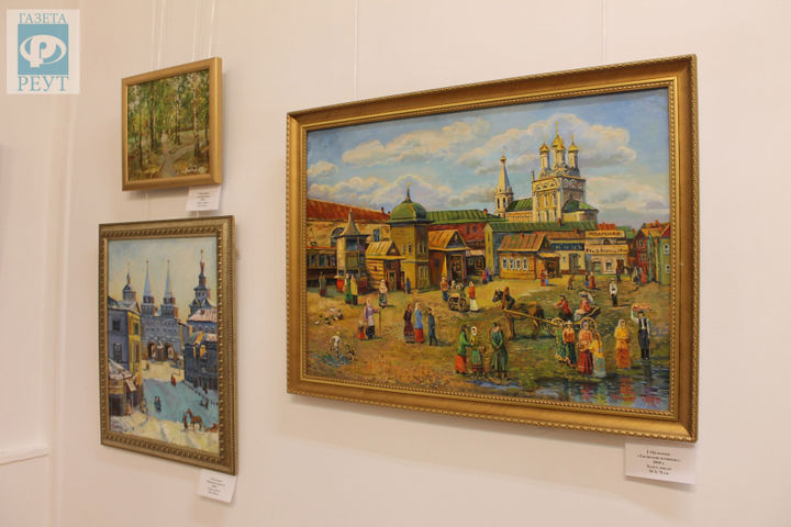 В реутовском музейно-выставочном центре открылась рождественская выставка учеников заслуженного художника РФ Сергея Цыганова. Она продлится до 15 января.